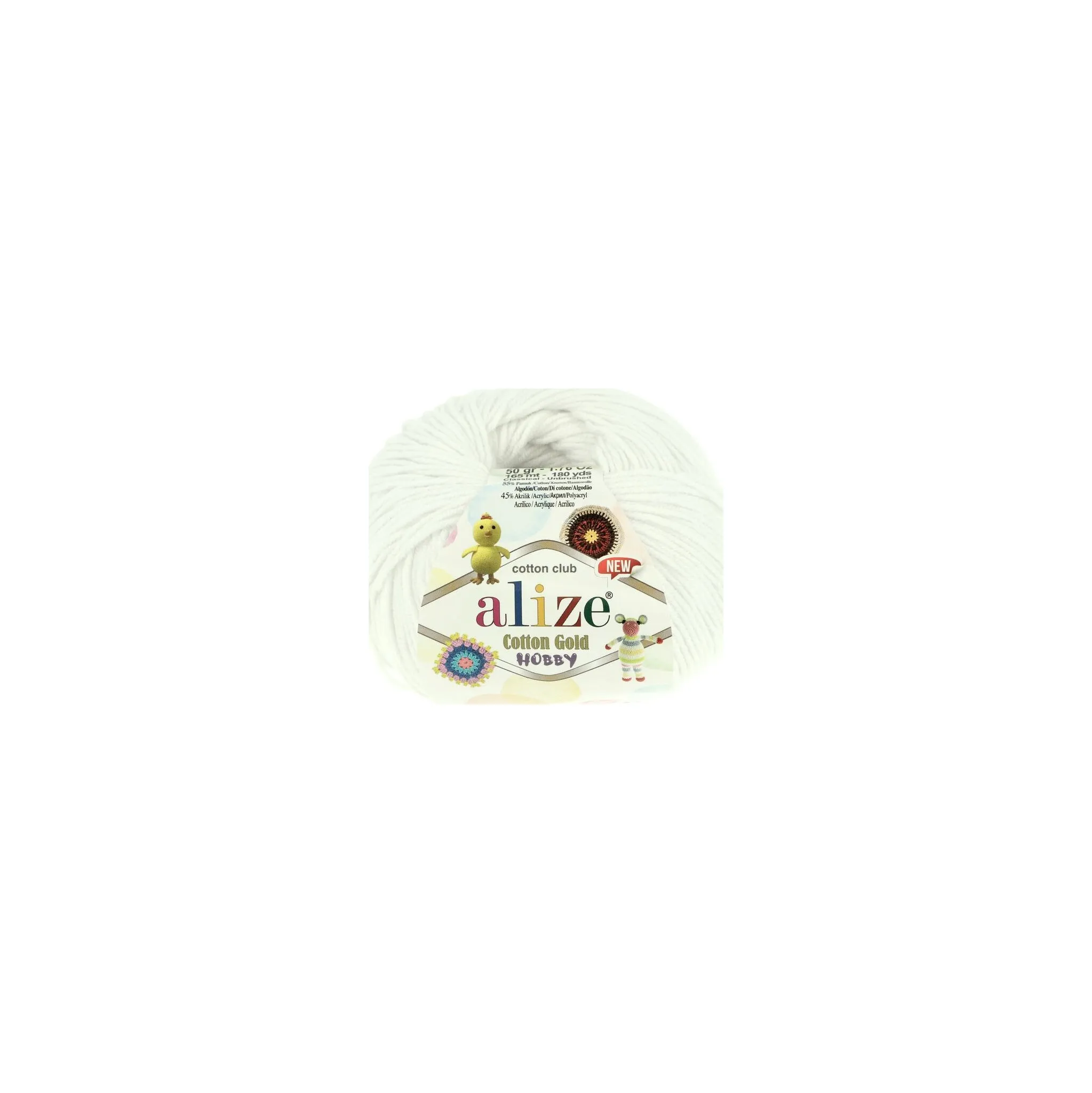 Fotografie 1 - Příze Alize Cotton Gold Hobby New 55