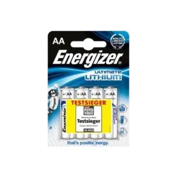 Článková baterie Lithiová tužková baterie FR06 4ks v balení - Energizer ultimate 1,5V