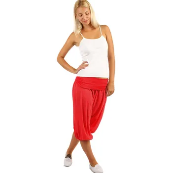 Dámské kalhoty TopMode Dámské 3/4 harémové kalhoty 653078