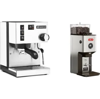 Kávovar Rancilio Silvia BC, white + Lelit William PL72