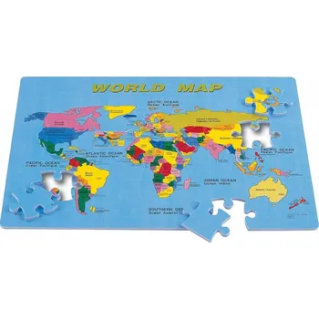 Pěnové puzzle Mapa světa - PN 200