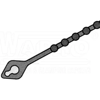 Organizace kabelů WAPRO Pásek rozdělávací kuličkový 150mm přírodní (100ks) WPR381