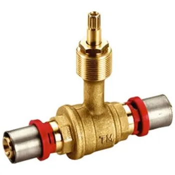 Ventil TIEMME lisovací vestavný kulový kohout 16 x 16