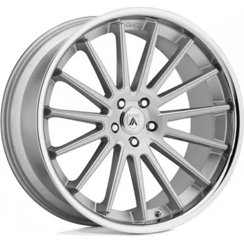 Alu kolo Asanti Black Alu kola Asanti Black Abl-24 Beta 10.5x20 5x120 ET38 Brushed Silver W/Chrome Lip 74.1