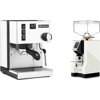 Kávovar Rancilio Silvia E, white + Eureka Mignon Perfetto, CR white