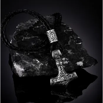 Náhrdelník B-TOP Náhrdelník z nerezové oceli VIKINGS HAMMER Typ: Typ 2