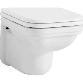 Klozet Sapho Kerasan Waldorf - Závěsné WC, 370x335x550 mm, bílá 411501