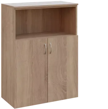 Šatní skříň N 3 - 8DN kancelářská skříň, 2-dveřová/nika, 1100x800x400, dub bardolino