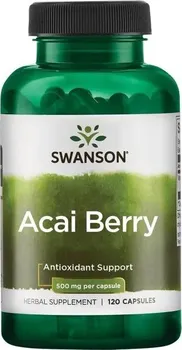 Přírodní produkt Swanson Acai Berry 500 mg 120 cps.