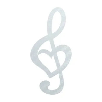 Samolepící dekorace SAMOLEPKA Houslový klíč 004 srdíčko (51 - 3D karbon bílý) NA AUTO, NÁLEPKA, FÓLIE, POLEP, TUNING, VLASTNÍ TEXT, TISK, AUTOSAMOLEPKY.cz, POLEPY, OBRÁZEK, LOGO, SAMOLEPKY