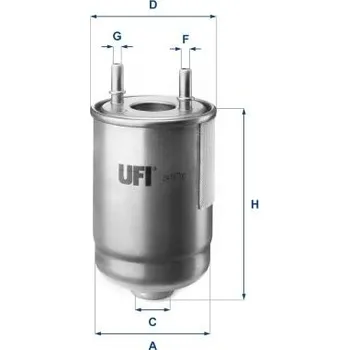 Autodíl Palivový filtr UFI 24.187.00