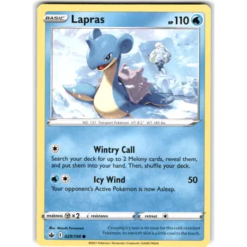 Společenská hra Pokémon karta Lapras 029/198