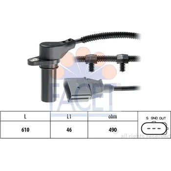 Kliková hřídel FACET Generátor impulsů, klikový hřídel 90259