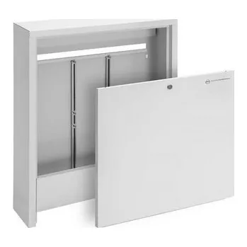 rozdělovač topení KAN nástěnná venkovní kovová skříň pro rozdělovače 580 x 630 x 140 mm