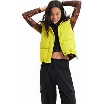 Dámská vesta Desigual Dámska vesta LEKRAN Žlutá S Vesta