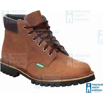 Pánské polobotky Flexiko Obuv FARMÁŘKY 092117 kotníková zimní Hnědá - 39