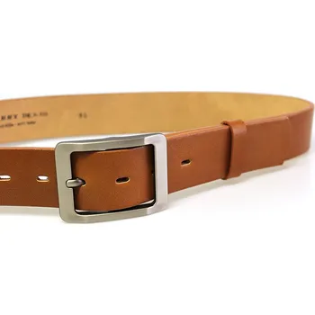 Opasek PENNY BELTS Kožený opasek 15942 světle hnědý - 105 cm
