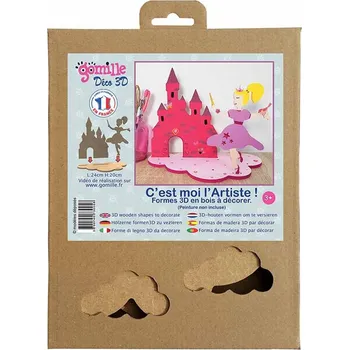 kreativní sada Gomille Kreativní dřevěná sada k dotvoření Gomille - Princezna