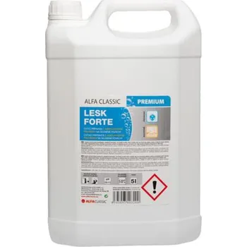 Čisticí prostředek na okna Lesk Forte Premium - Leštící prostředek na sklo - 5L