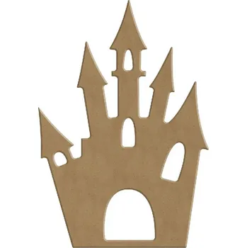 Vánoční dekorace Gomille Dřevěný výřez k dekoraci Gomille, 12x18 cm - Strašidelný zámek