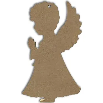 Vánoční dekorace Gomille Dřevěný výřez k dekoraci Gomille, závěsný, 15 cm - Modlící se anděl