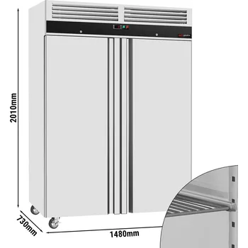 Mraznička G.Gastro Mrazák ECO - 1,48 x 0,73 m - s 2 dveřmi