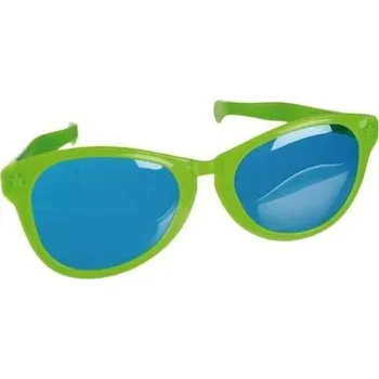 Karnevalový doplněk Brýle - gigant - zelená