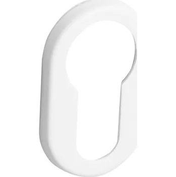 Dveřní kování In-Design Rozeta pod kliku 4UOR pro BB/PZ klíč bílá matná provedení rozety: rozeta PZ - fabkový klíč