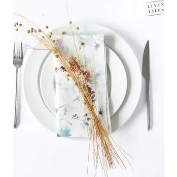 Papírový ubrousek Lněné ubrousky v sadě 2 ks Watercolour – Linen Tales ID_1453194