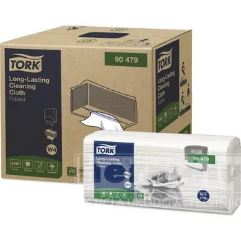 Papírový ručník NETKANÁ TEXTÍLIE TORK PREMIUM PUROLIN CITLIVÉ ČIŠTĚNÍ TOP PAK W4 - 4 x 90KS