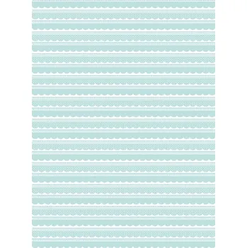 Umělecký papír Cadence Rýžový papír Cadence, A4 - Mintové bordury