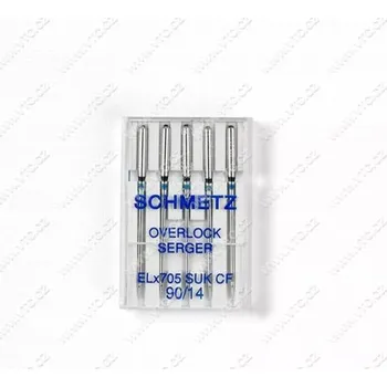 Jehly strojové overlock JERSEY 90/14 Schmetz (E) (Šicí potřeby)