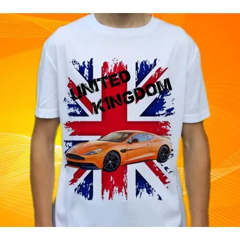 Pánské tričko tričko Aston Martin DB9 L (tričko s autem , auto moto , veterán , sportovní , závodní a retro auta)