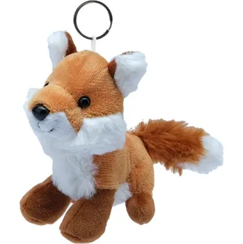 plyšák E-myslivost Plyšová liška - klíčenka pro myslivce - 10 cm