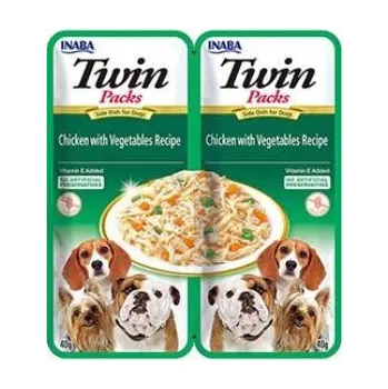 Krmivo pro psa Churu Dog Twin Packs 80 g kuře a zelenina ve vývaru
