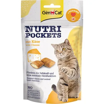 Pamlsek pro kočku 6x60g GimCat Nutri Pockets se sýrem - výhodné balení
