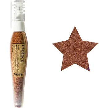 Výtvarná barva Cadence Třpytky v tužce Cadence - holografické oranžové