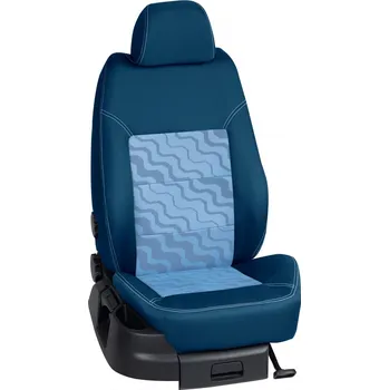 Potah sedadla Autopotahy Škoda KAROG / od r.2018->, 5 dveří,( Style, Ambition ), KOMFORT > OR 0256 (OR 0256 / Modrý bok)