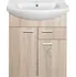 Koupelnový nábytek AQUALINE Zoja 51165 dub platin
