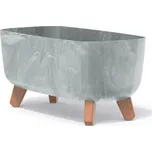 Prosperplast Květináč GRACIA CASE BETON EFFECT 39 cm - barva šedá