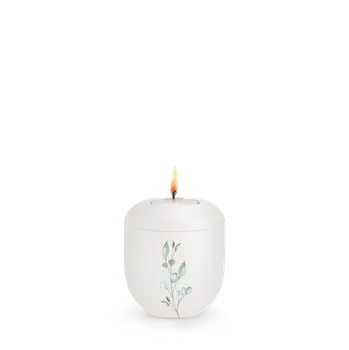 Smuteční dekorace Keramická miniurna Botanique - Eukalyptus