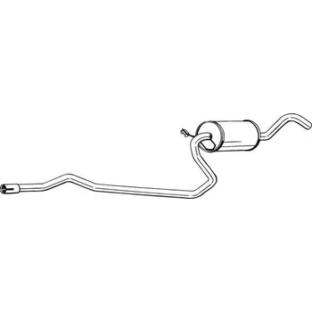 Tlumič výfuku Střední tlumič výfuku BOSAL 285-799