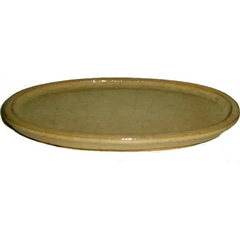 Květináč Podmiska na bonsaje krémový ovál 11