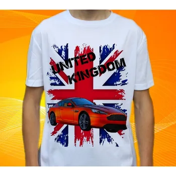 Pánské tričko tričko Aston Martin Virage 116 (tričko s autem , auto moto , veterán , sportovní , závodní a retro auta)