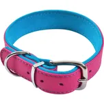 BF Kožený obojek JACKY fuchsiový Velikost: 35 až 44 cm / 35 mm