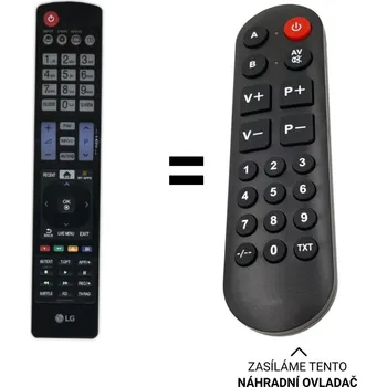 LG AKB73756580 náhradní dálkový ovladač pro seniory