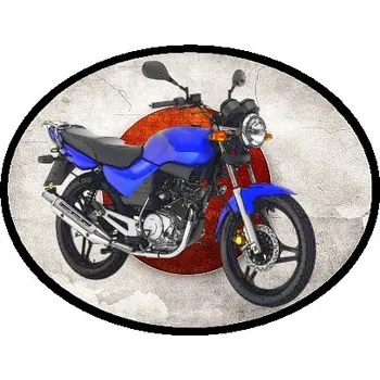 Nášivka nášivka Yamaha YBR 125 Obdélník (nášivky motorky)