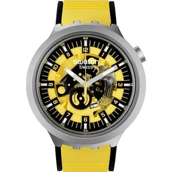 Módní doplněk Hodinky Swatch Big Bold Irony Bolden Yellow SB07S109