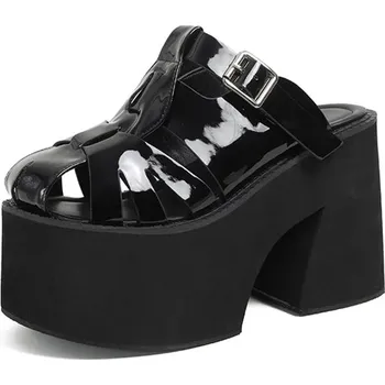 Dámské pantofle Mule se zavřenou špičkou Barva: Černá, Velikost: 42