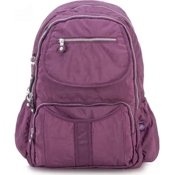 Sportovní batoh Cestovní nylonový batoh pro ženy - Fialová,33 x 16 x 47cm